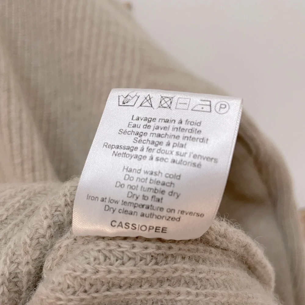 Rouje Beige Cassiopee Cardigan, size FR 40 - Picture 11 of 11